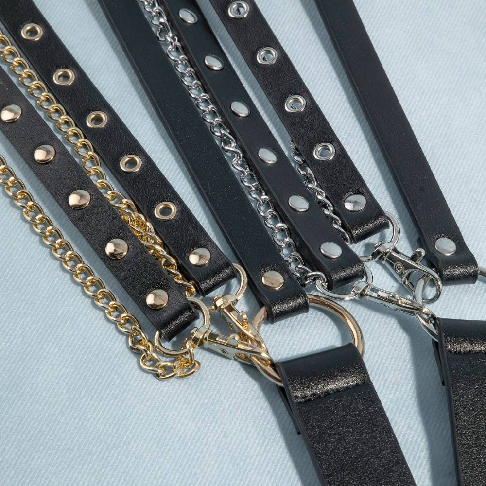 Studded Drape Belt