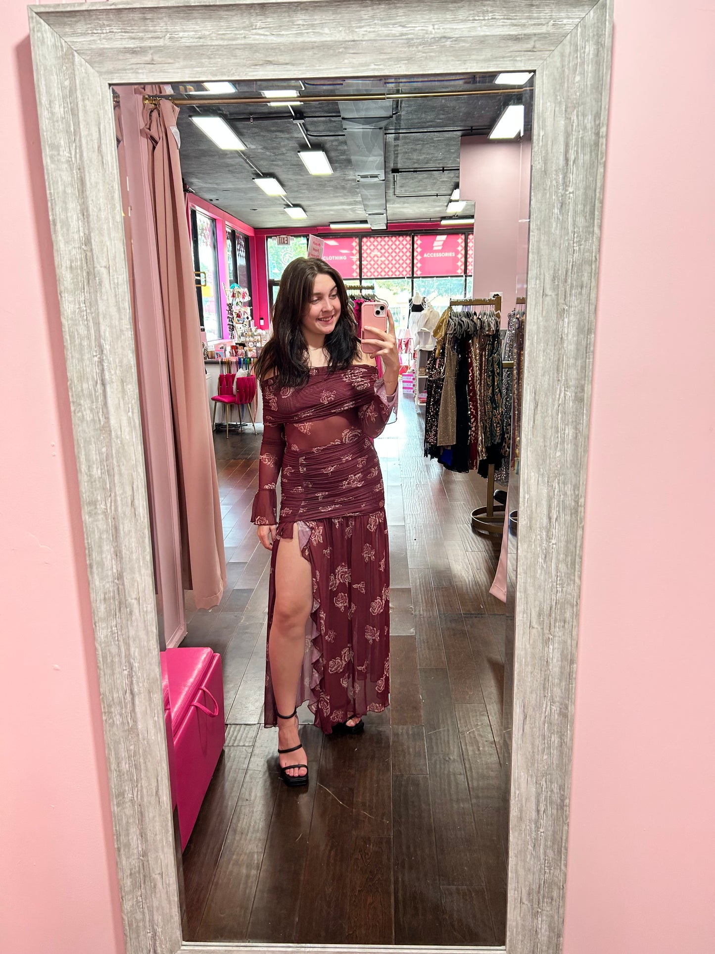 Midnight Garden Maxi Dress
