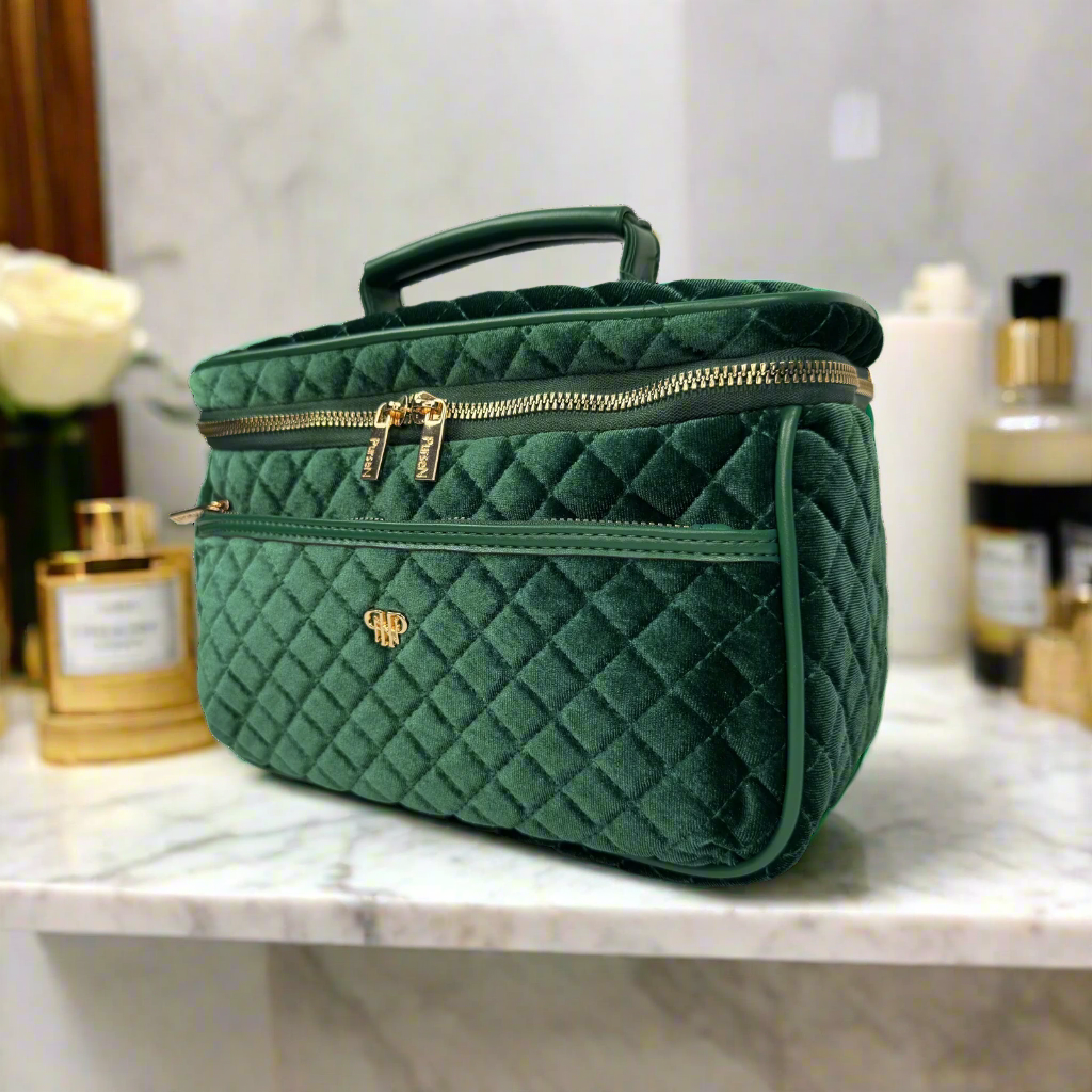 Classic Train Case Emerald