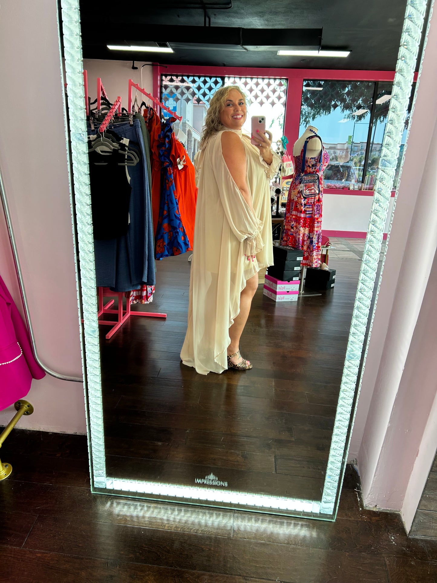 Golden Hour Hi-Low Dress