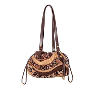 Desert Stitch Shoulder Bag Brown