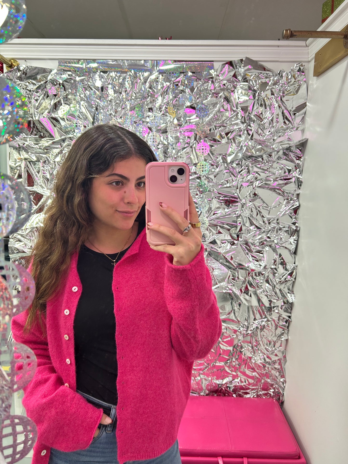 Cozy Cardigan Pink