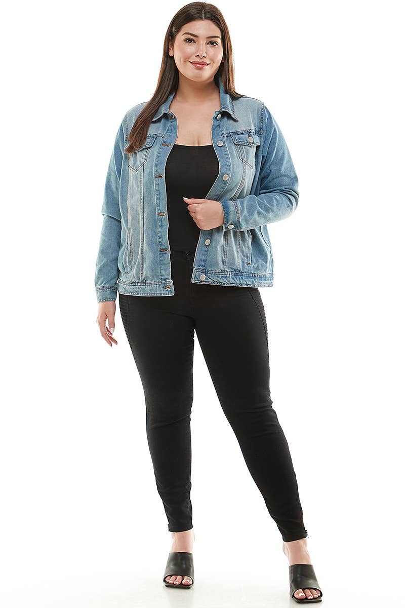 Curvy Denim Jacket