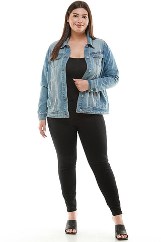 Curvy Denim Jacket