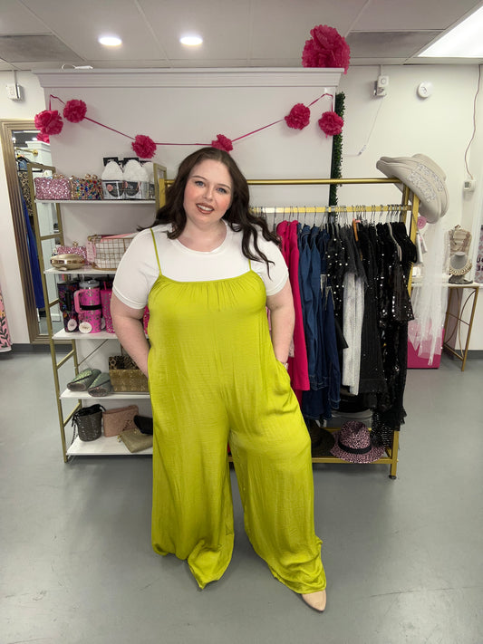 Curvy Jumpsuit Pistachio
