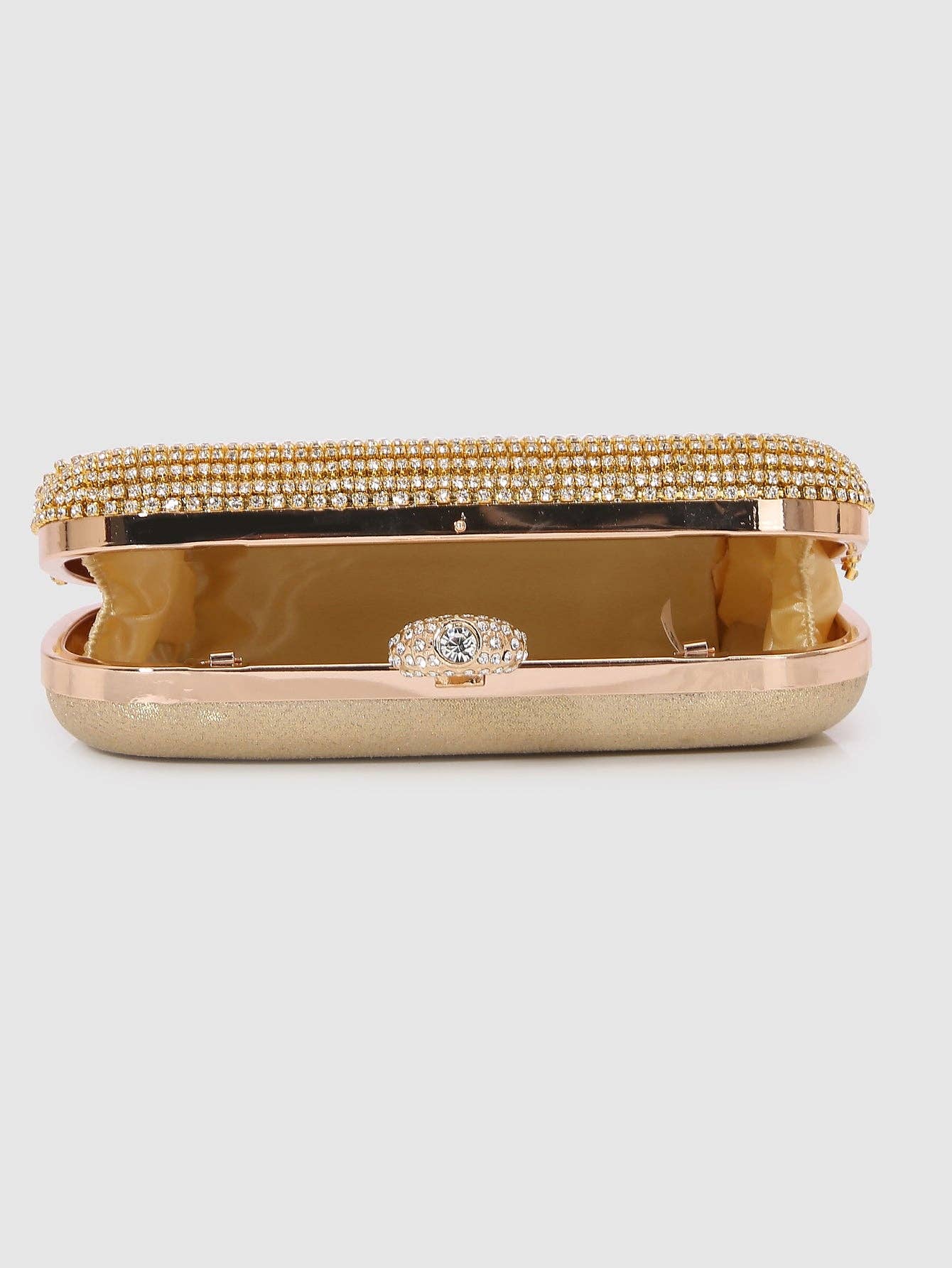 Dripping Sparkle Clutch Gold
