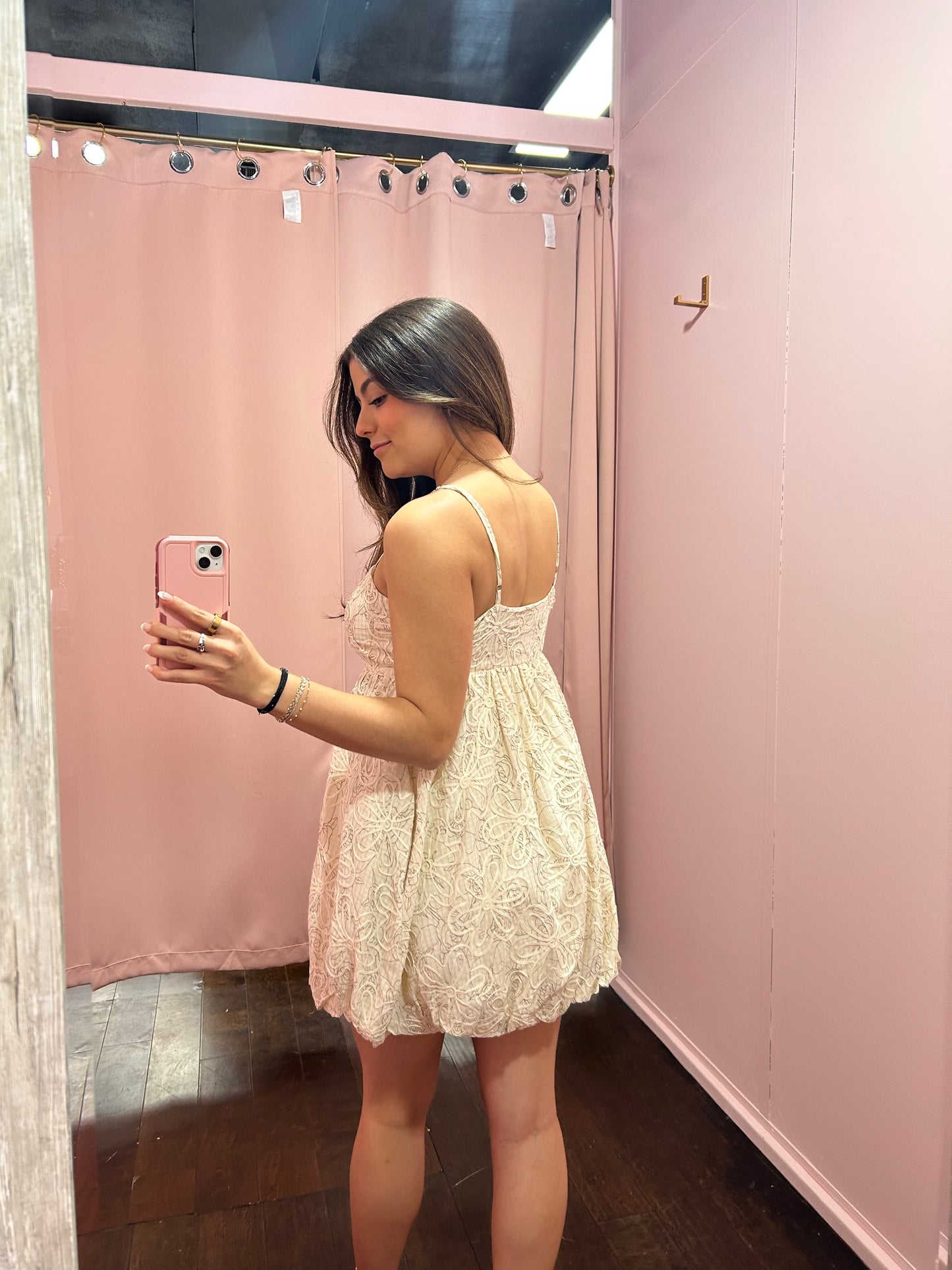 Buttercream Bloom Mini Dress