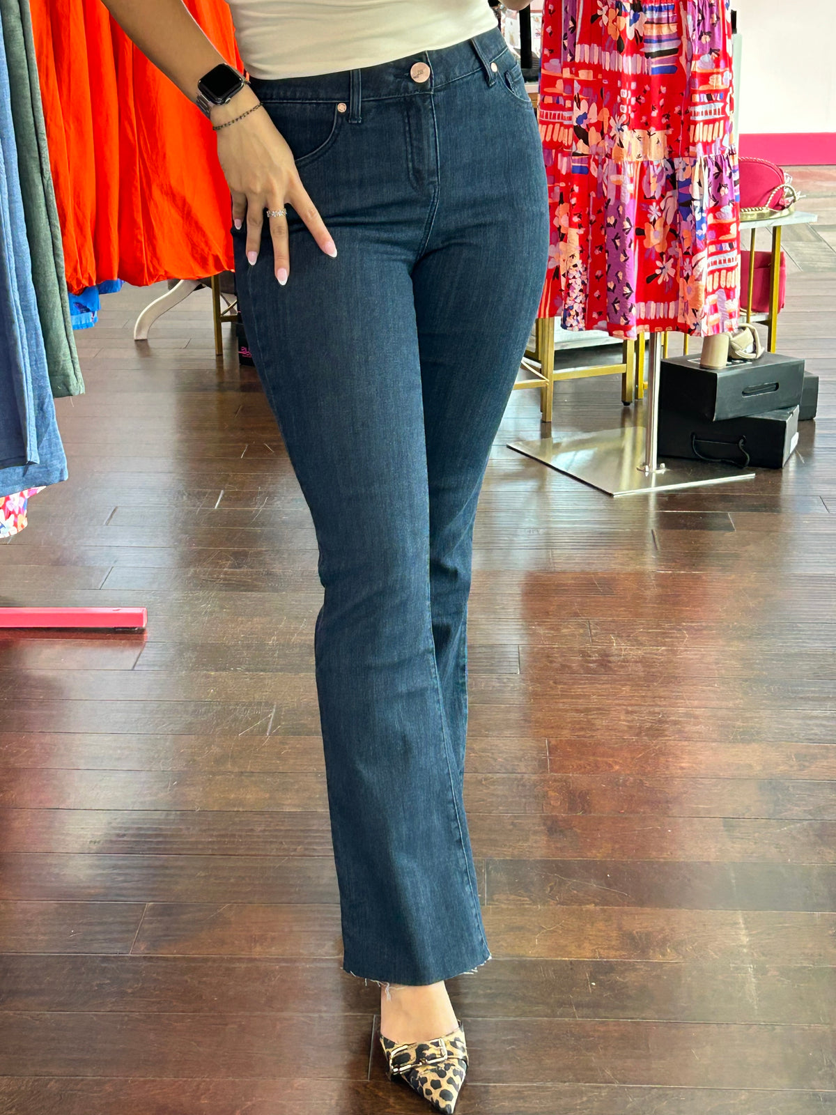 29" Tummy Control Slim Boot Jeans