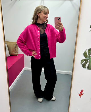 Cozy Cardigan Pink
