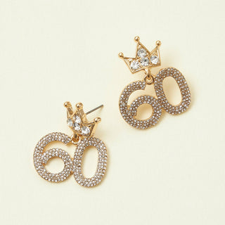 Birthday Milestone Earrings (60)