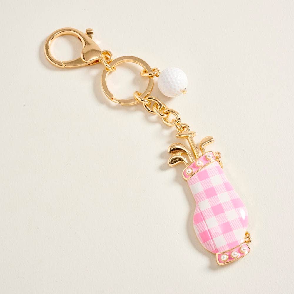 Golf Bag Bag Charm