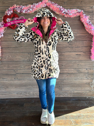 Reversible Luxe Puffer Pink