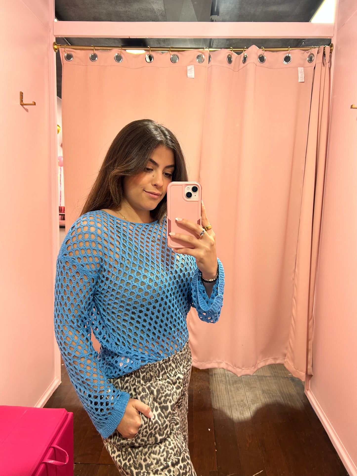 Coastal Breeze Crochet Sweater