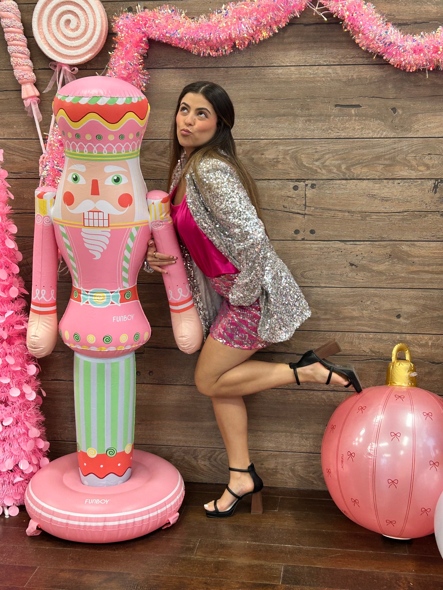 Silver Sequin Blazer