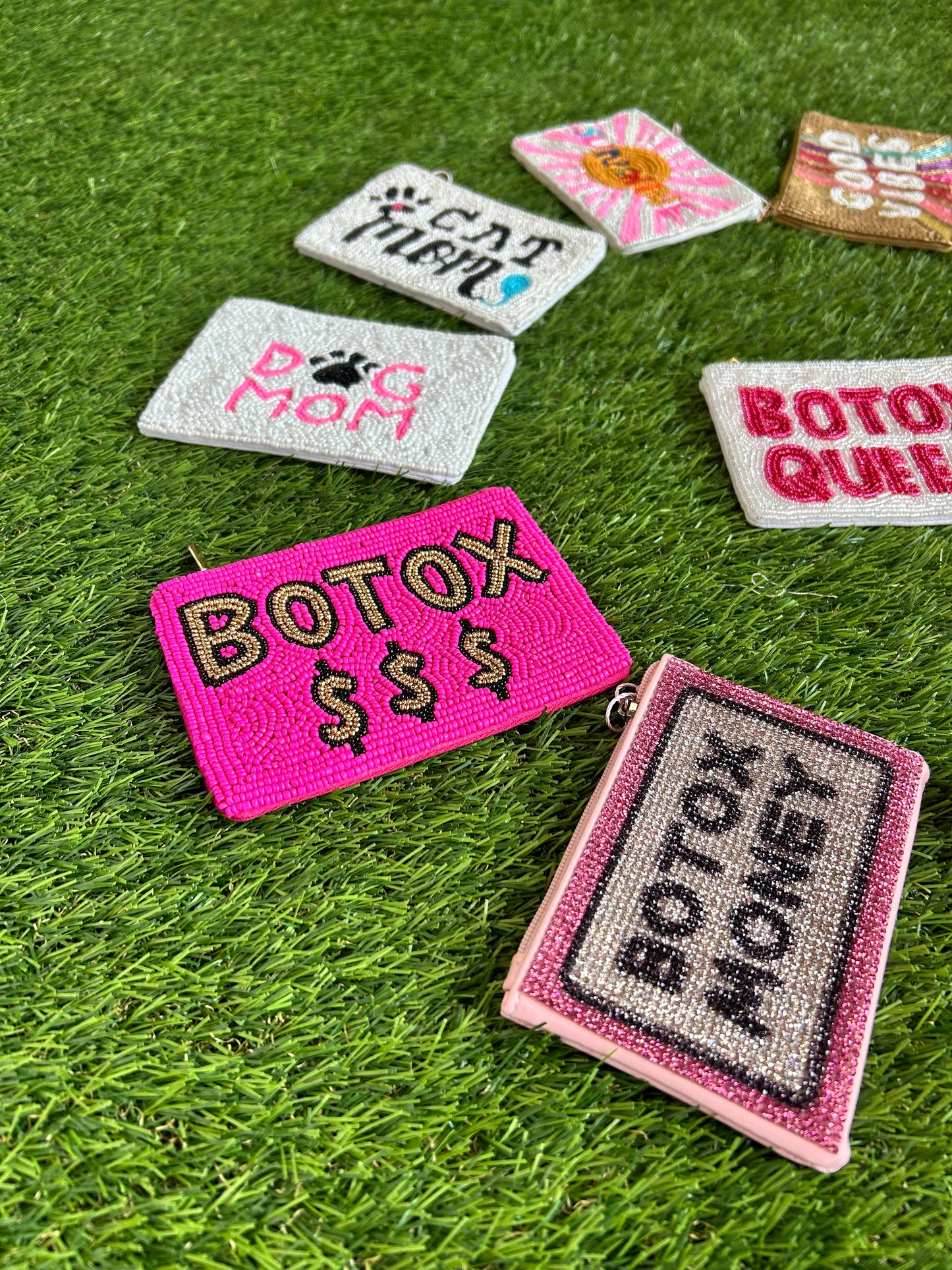 Botox Money Seed Beaded Coin Purse