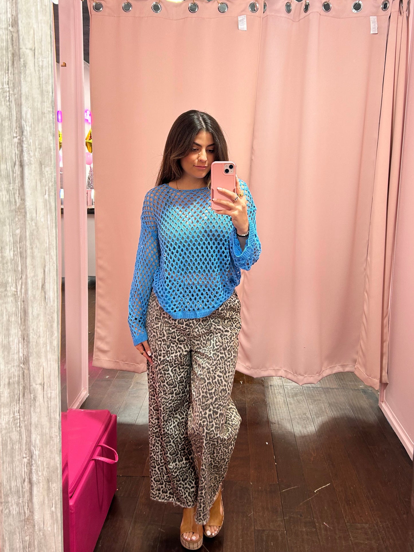 Coastal Breeze Crochet Sweater