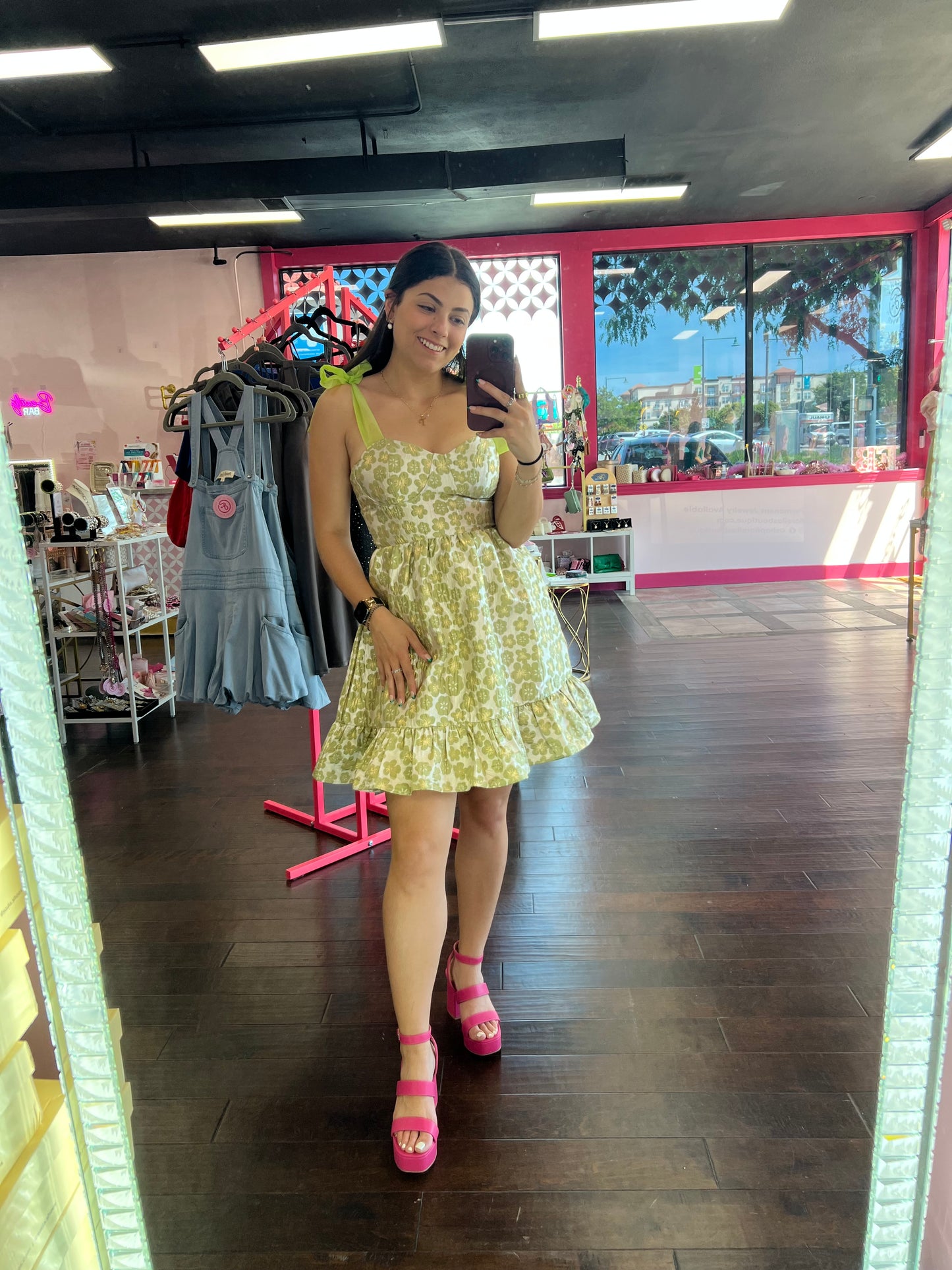 The Sweet Bloom Dress Green