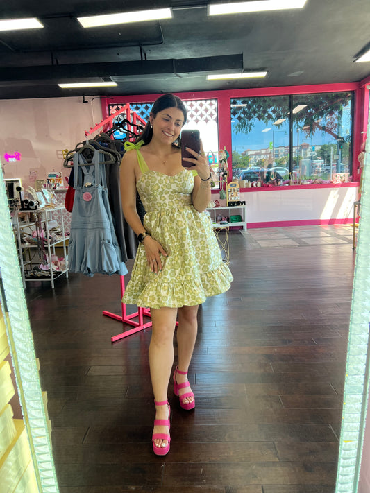 The Sweet Bloom Dress Green