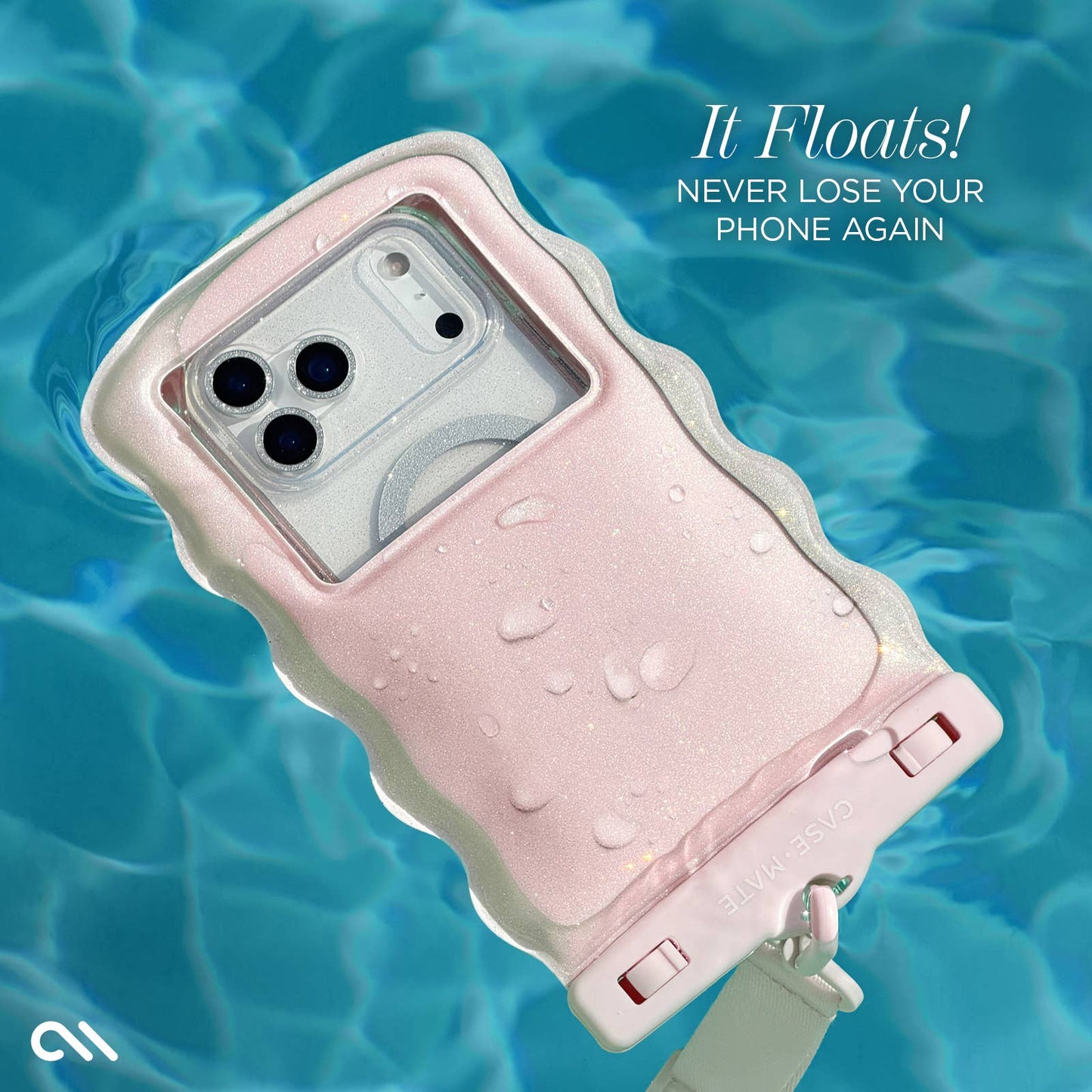 Wavy Waterproof Floating Phone Pouch