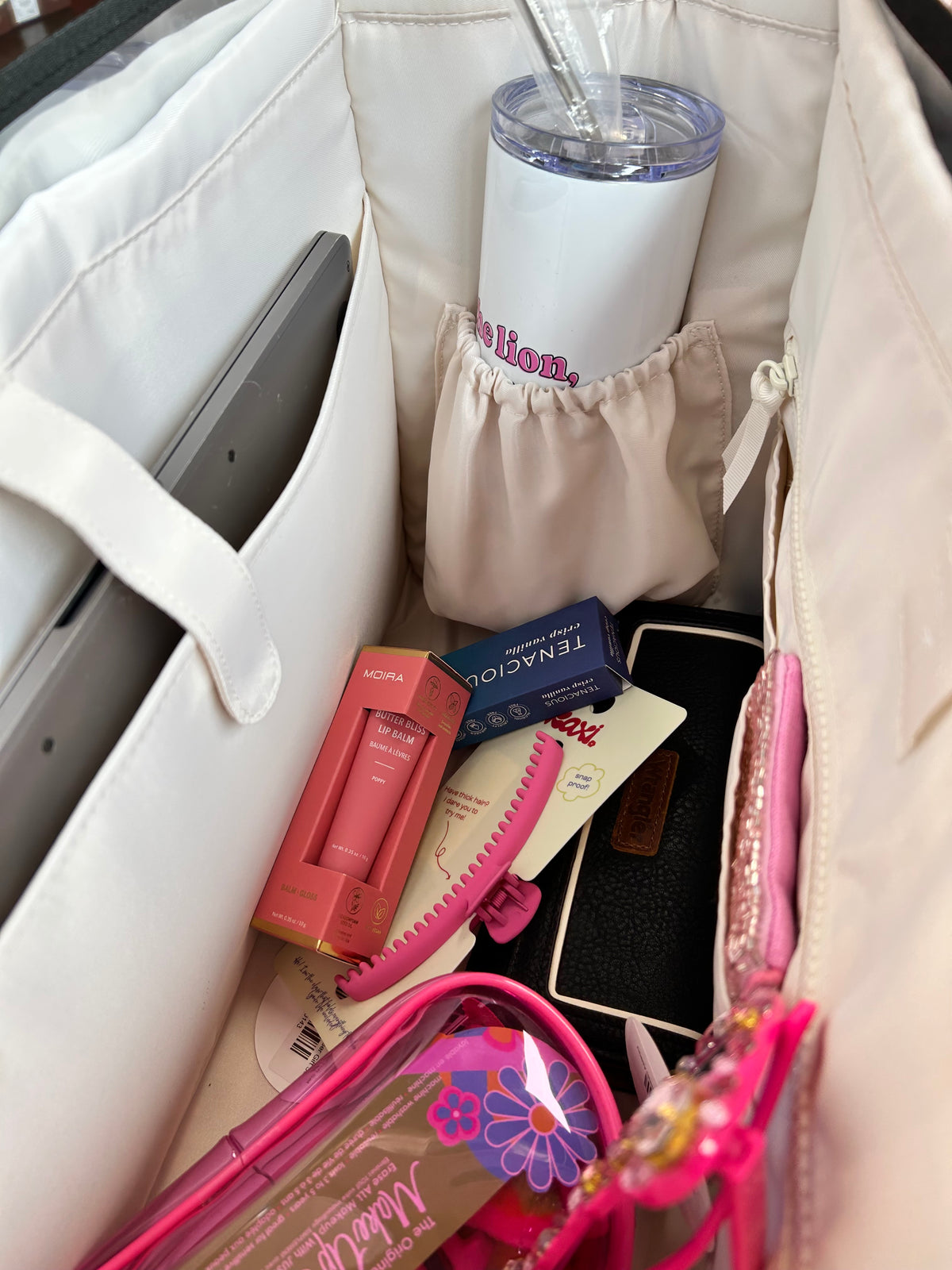 Jelly Tote Organizer Vanilla