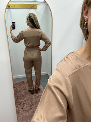 Front Zipper Jumpsuit