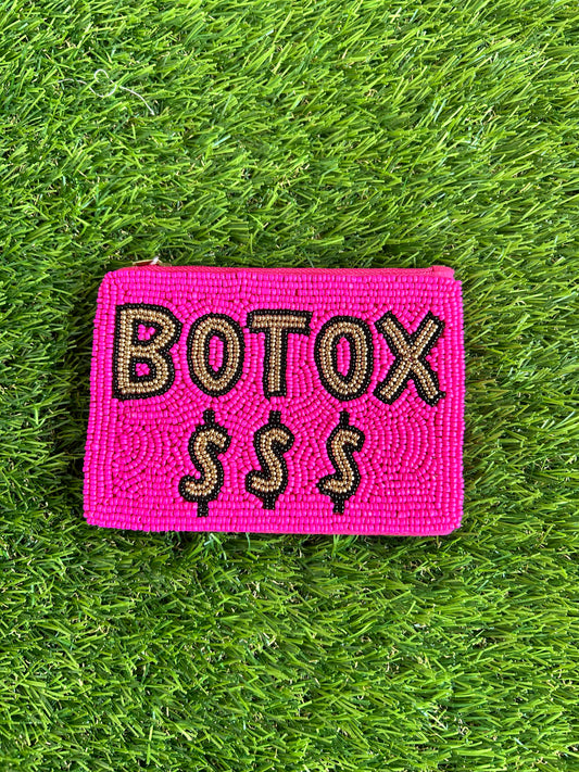 Botox Money Seed Beaded Coin Purse