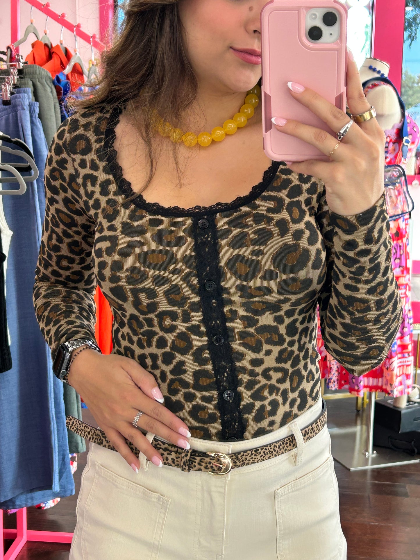 Cheetah Chic Long Sleeve Top