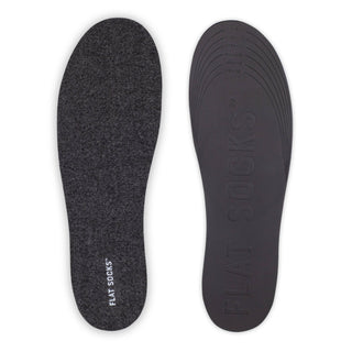 Flat Socks Dark Gray