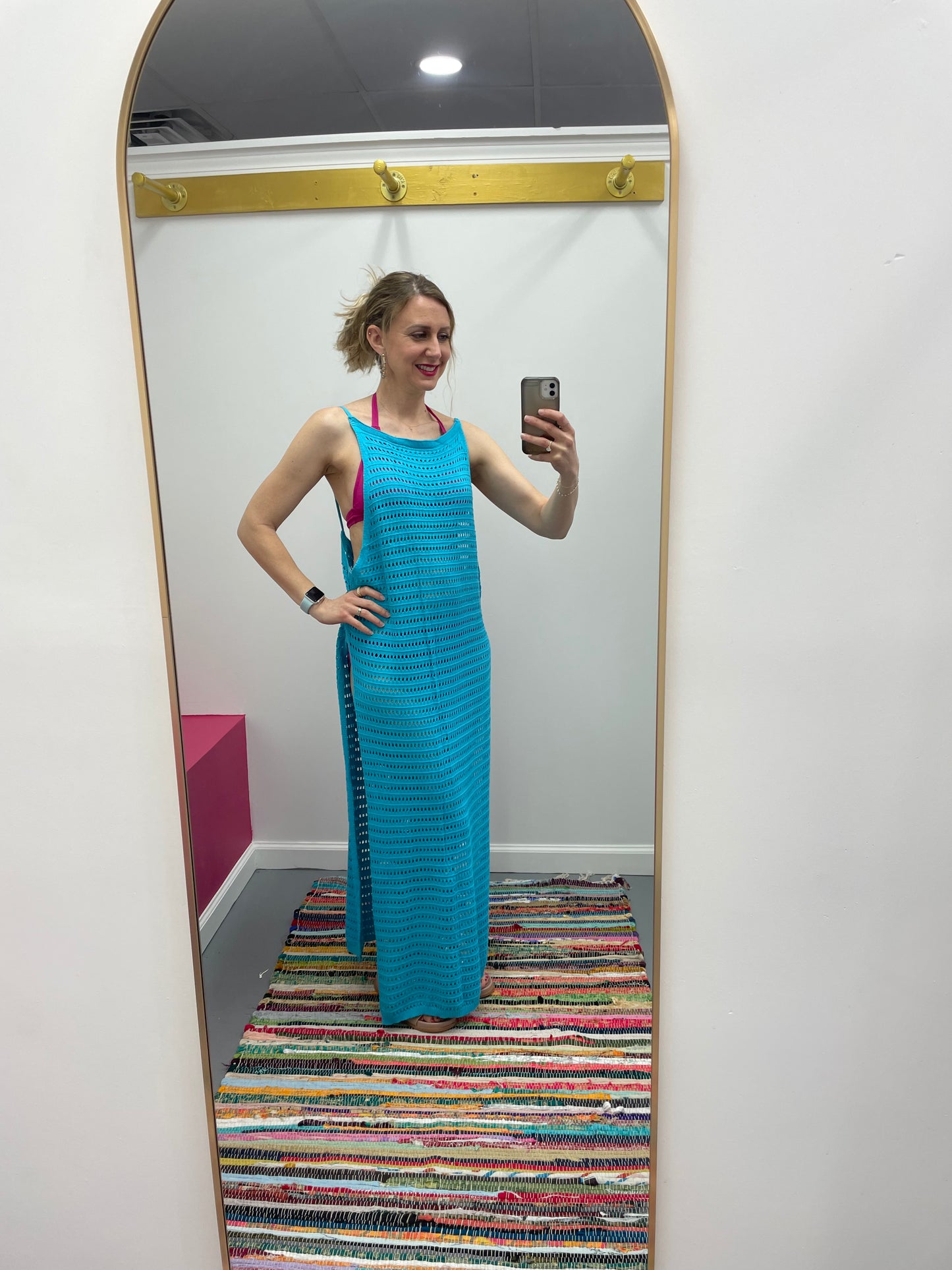 Beach Cover Up Turquoise