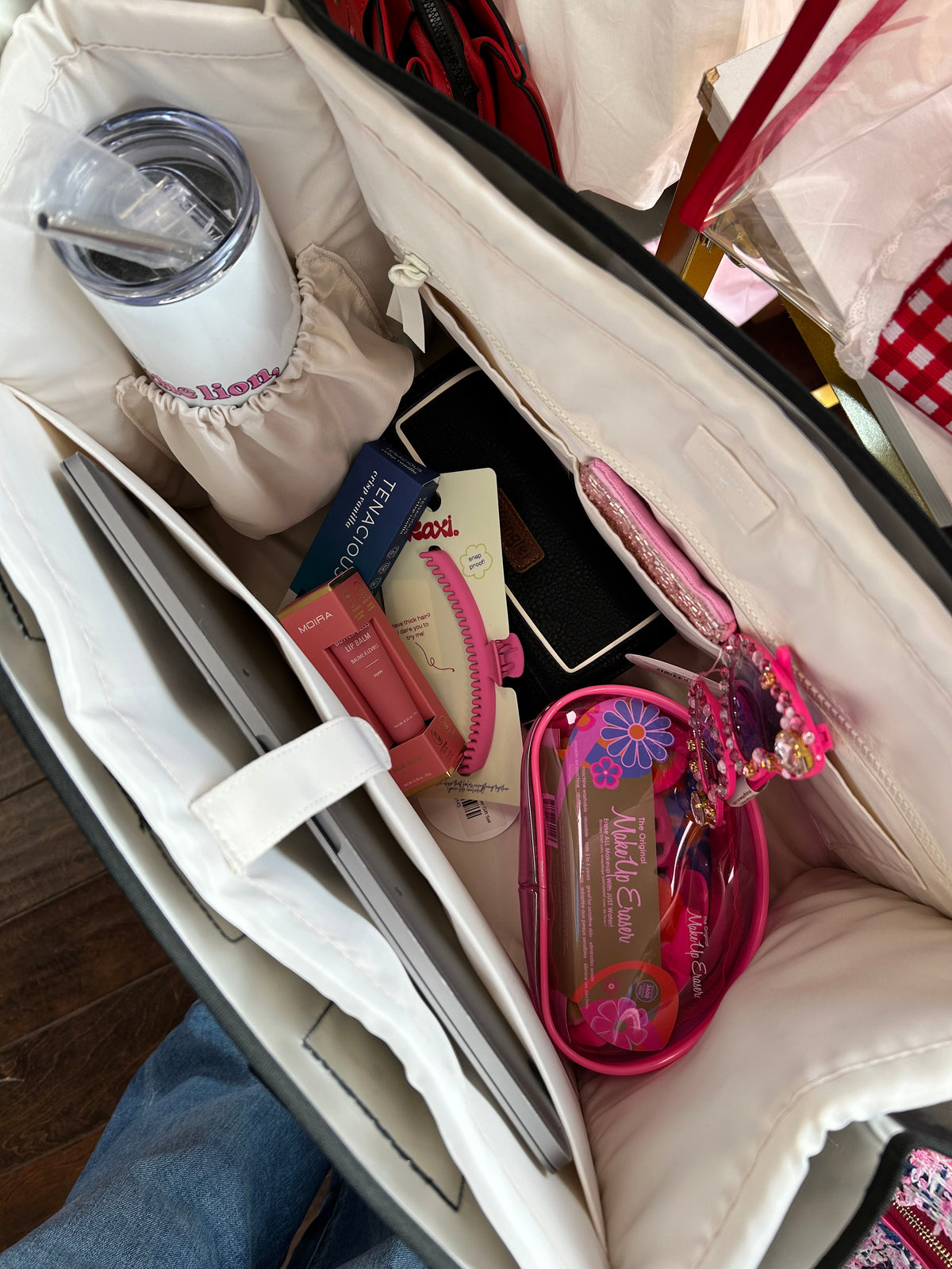 Jelly Tote Organizer Vanilla
