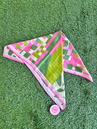 Pink Oasis Bandana Scarf
