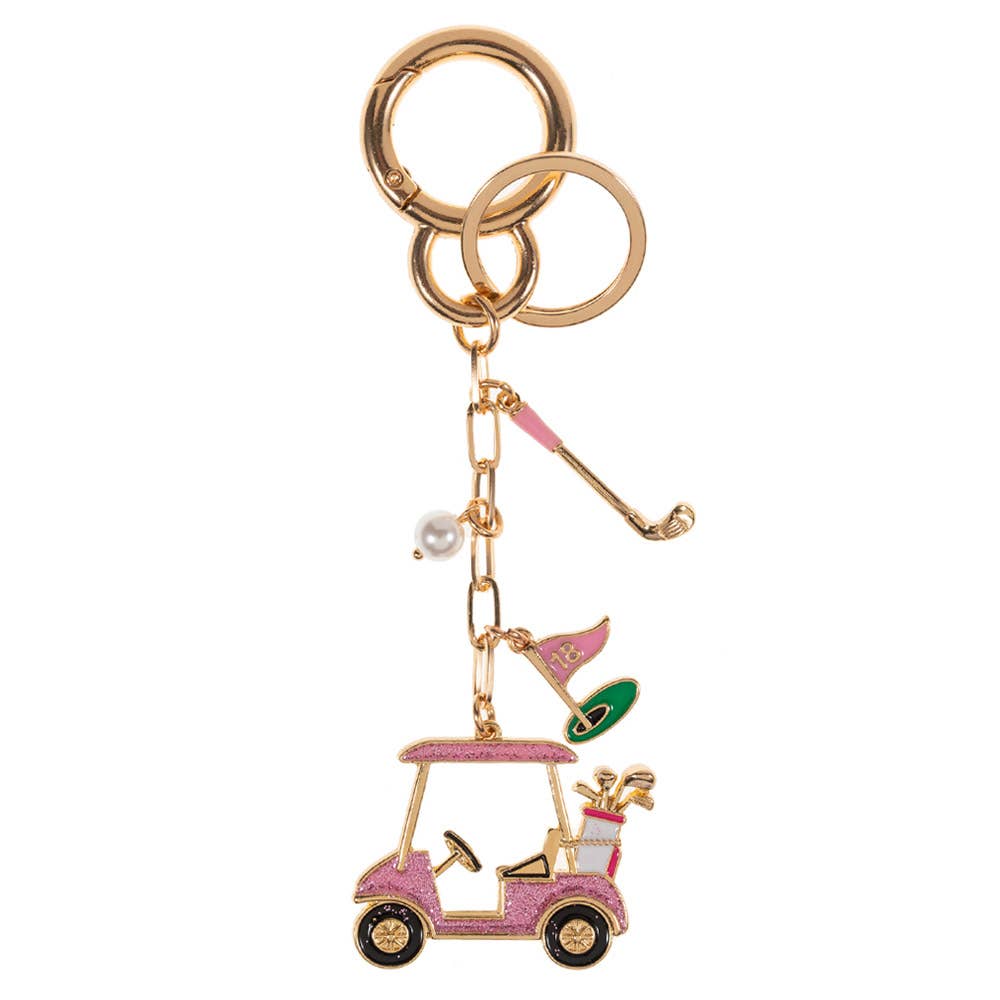 Golf Cart Club Bag Charm