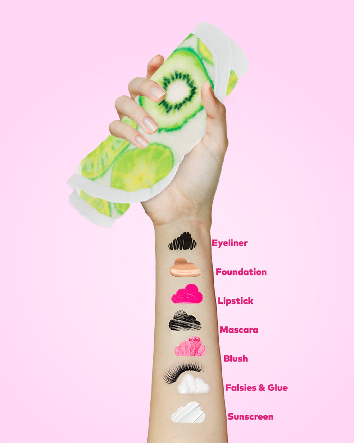 Key Lime Makeup Eraser Set