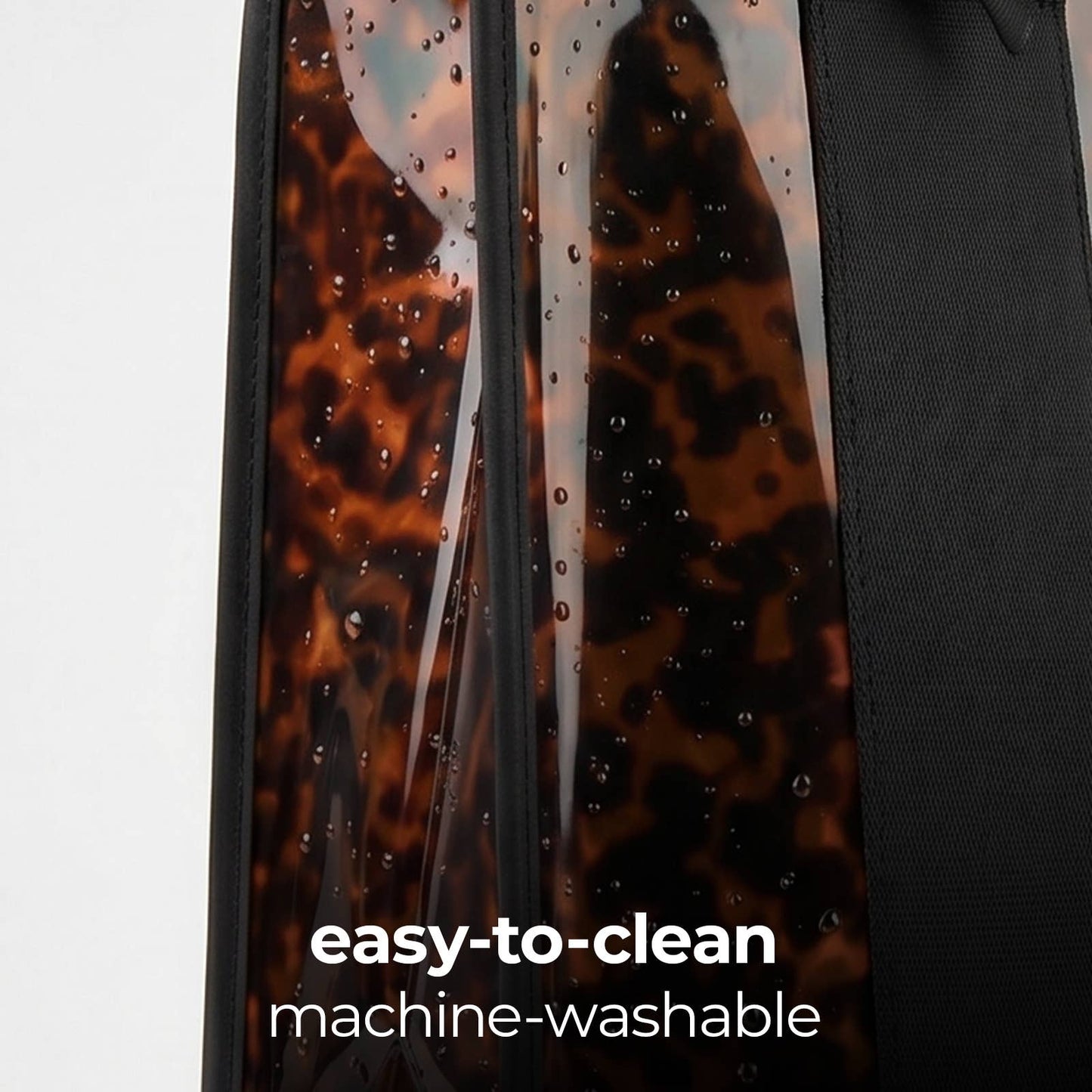 Tortoiseshell Bow Jelly Tote
