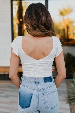 Daisy Top - White