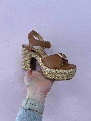 New Era Sandals Tan