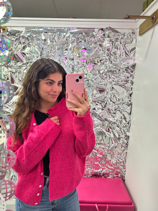 Cozy Cardigan Pink