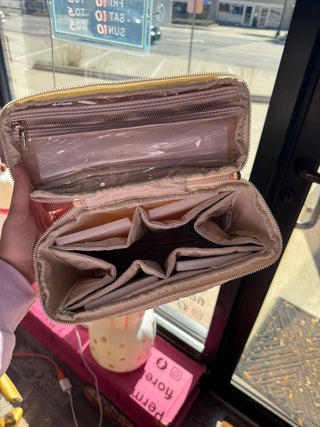 Train Case Pearl Quilted