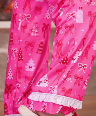 Pinkmas Ruffle Pajama Set
