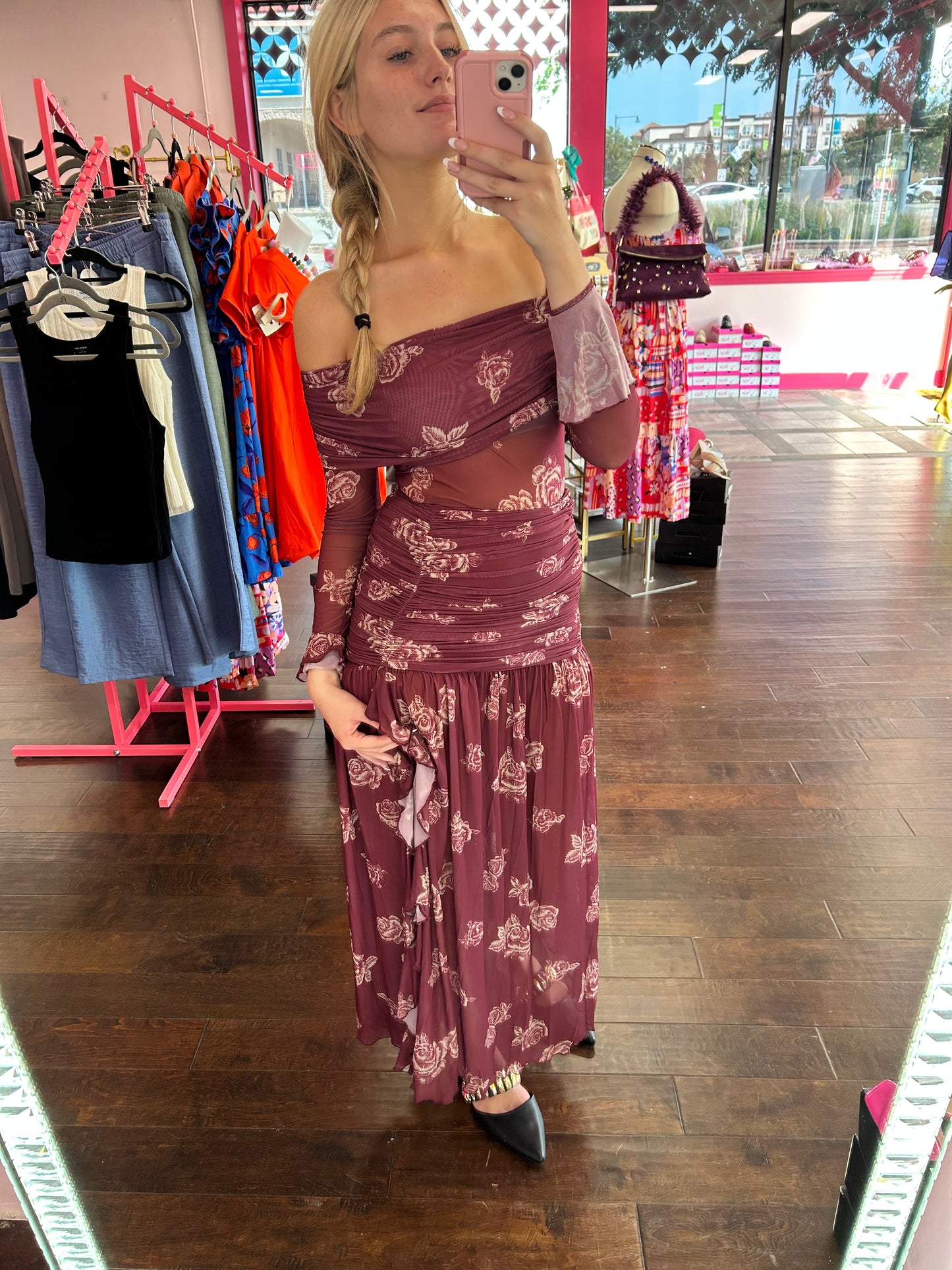 Midnight Garden Maxi Dress