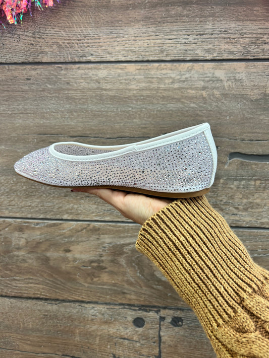 Sparkle Flats White