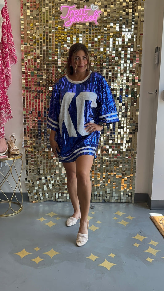 MLB Royals Sequin Dress Style 1