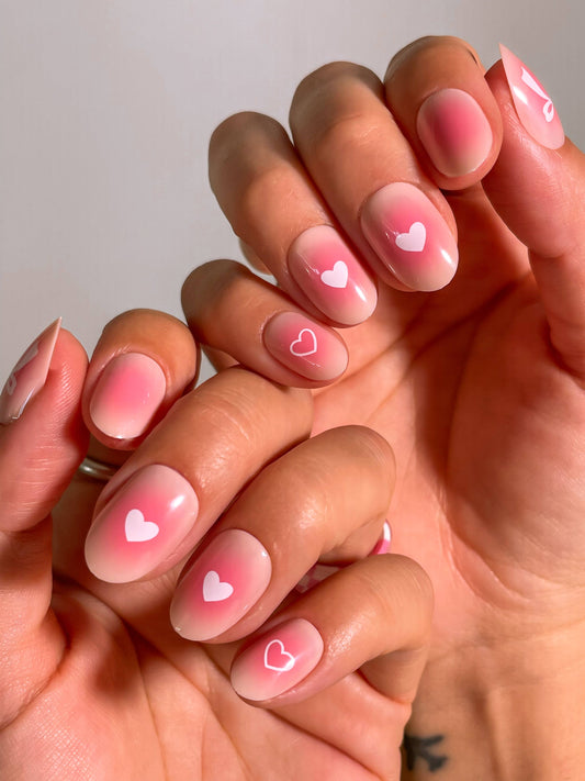Blushing Bows Press-On Nails