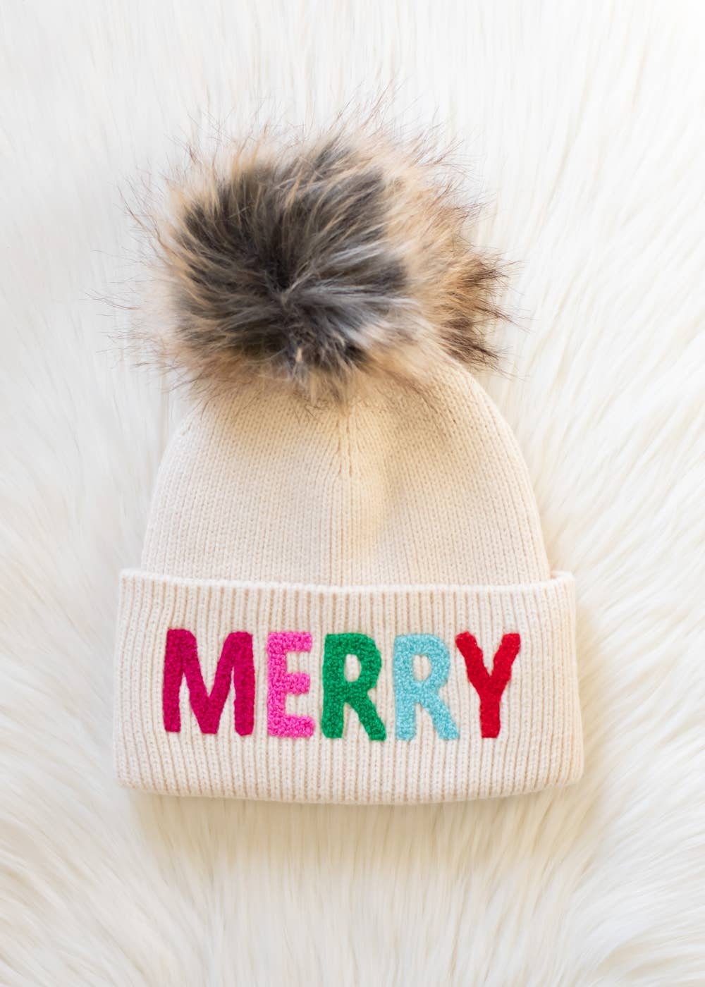 Merry Knit Pom Hat