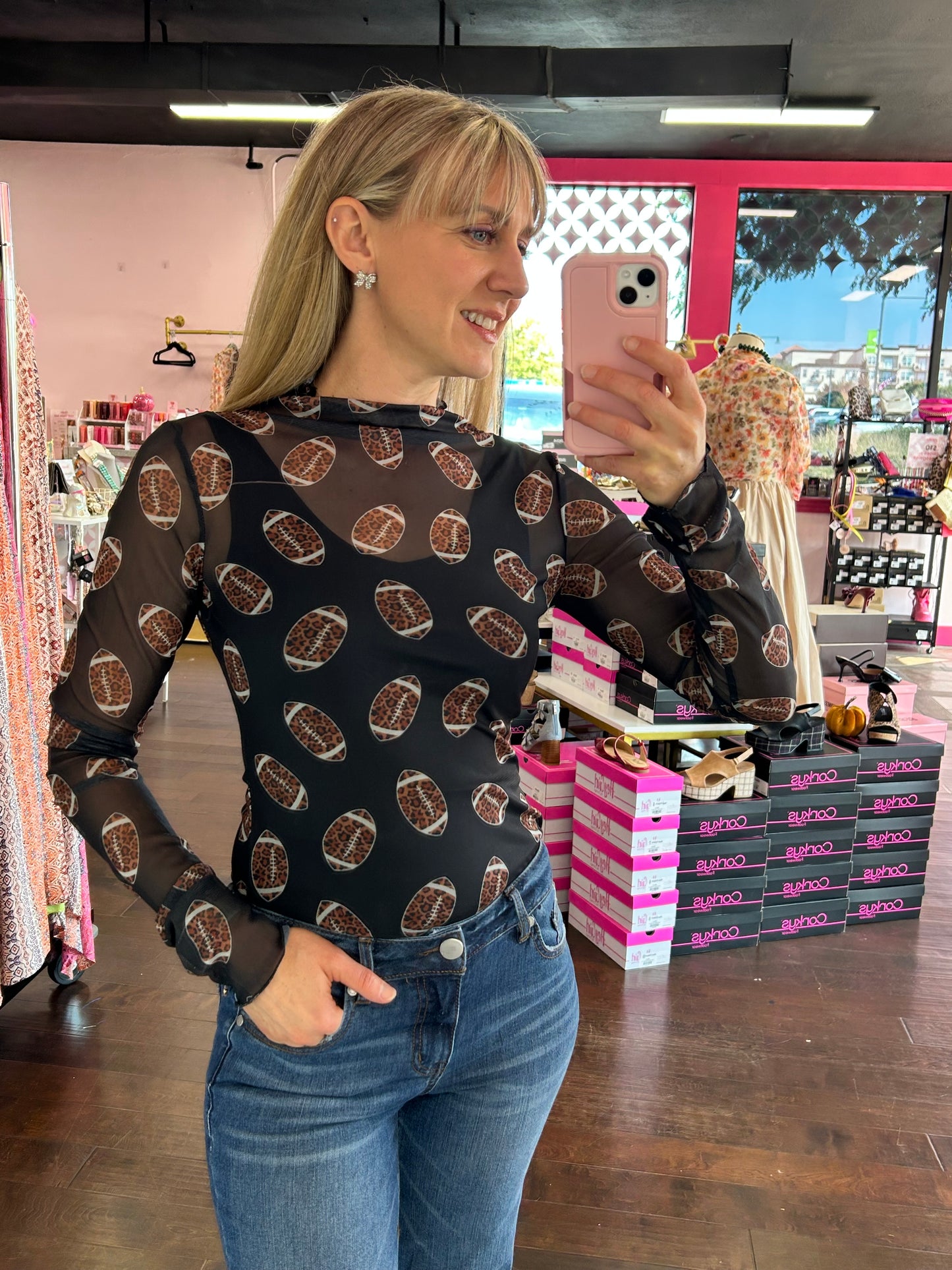 Game Day Mesh Top