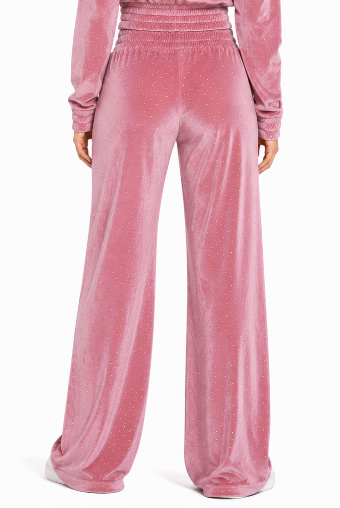 All Eyes on Me Velvet Sparkle Pants
