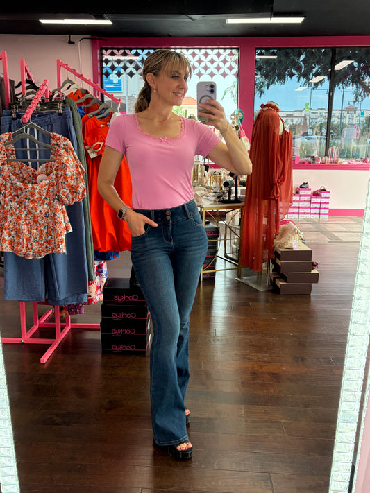 34” Sculpt Flare Jeans