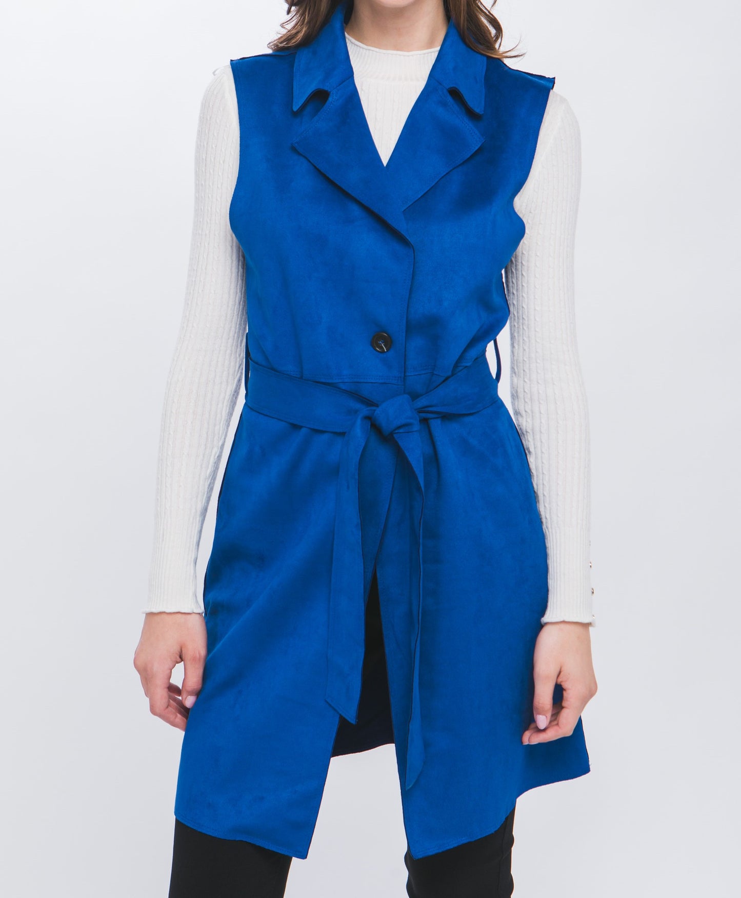 Long Vest w/Belt