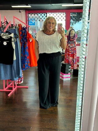 Curvy Parisian Spring Knit Top