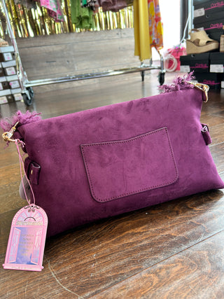 Sugar Talk Clutch Plum
